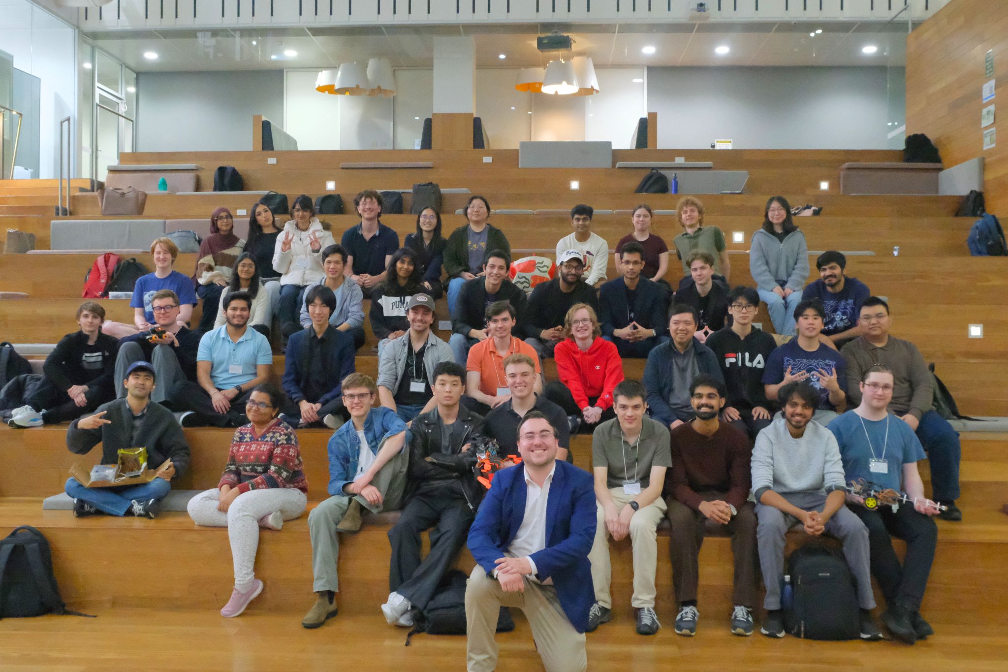 Brains and Bots Hackathon participants gathered together